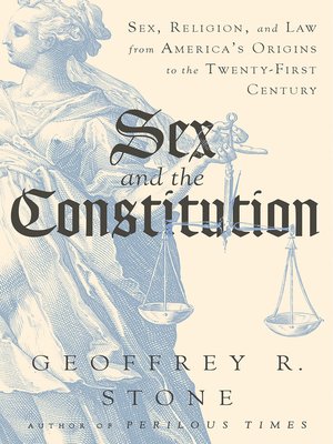 cover image of Sex and the Constitution